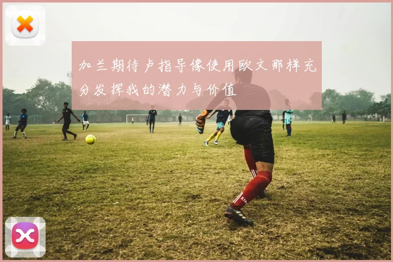 加兰期待卢指导像使用欧文那样充分发挥我的潜力与价值